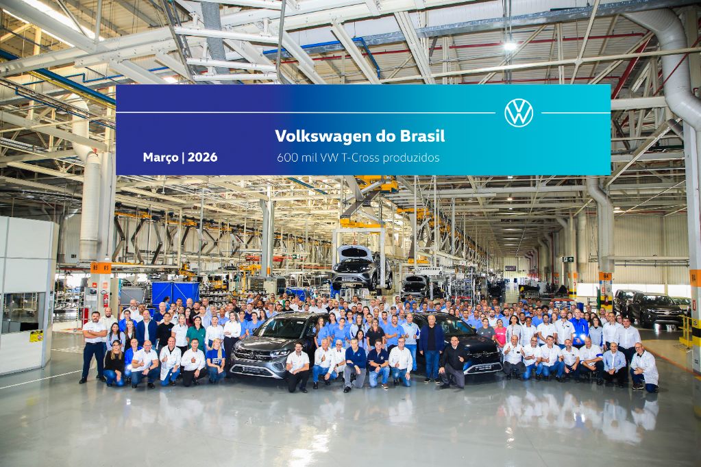 Volkswagen completa 600 mil unidades produzidas do SUV T‑Cross