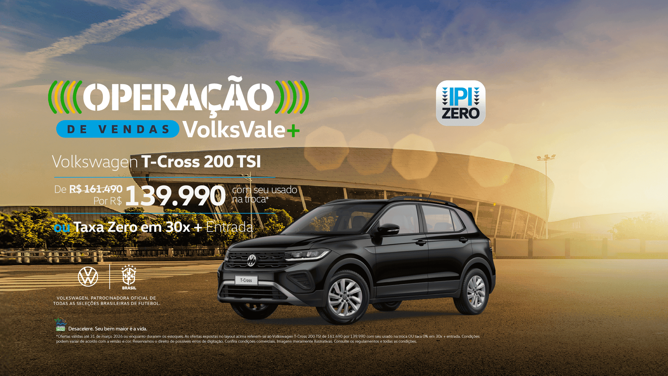 banner t-cross 200 tsi 03/26