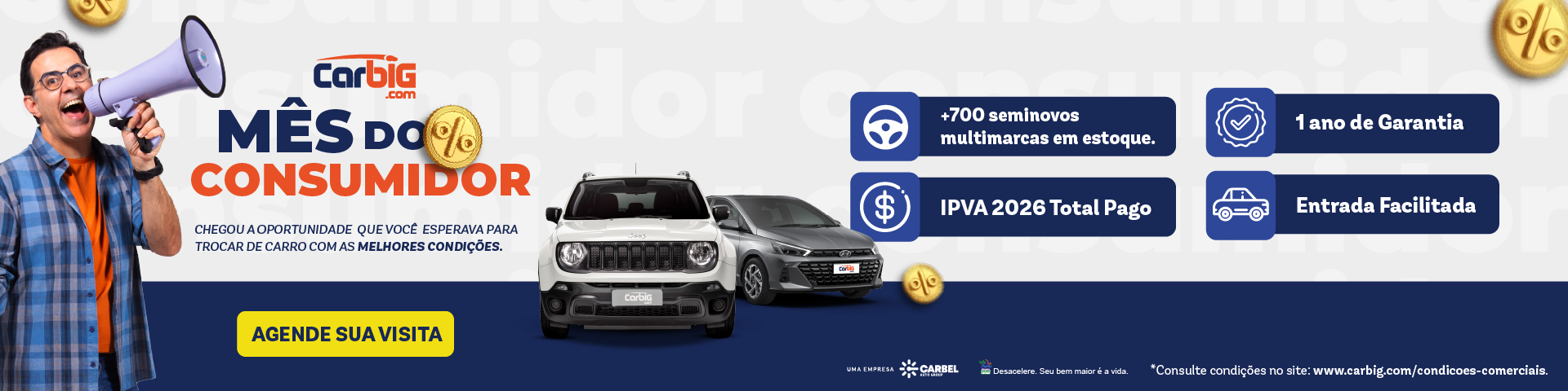 Seminovos Carbig.com | Campanha Mês do Consumidor