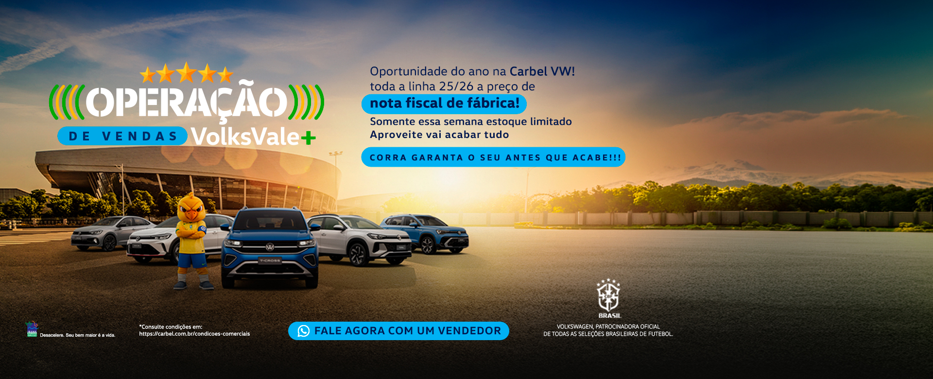 Operação de vendas + NF de fábrica