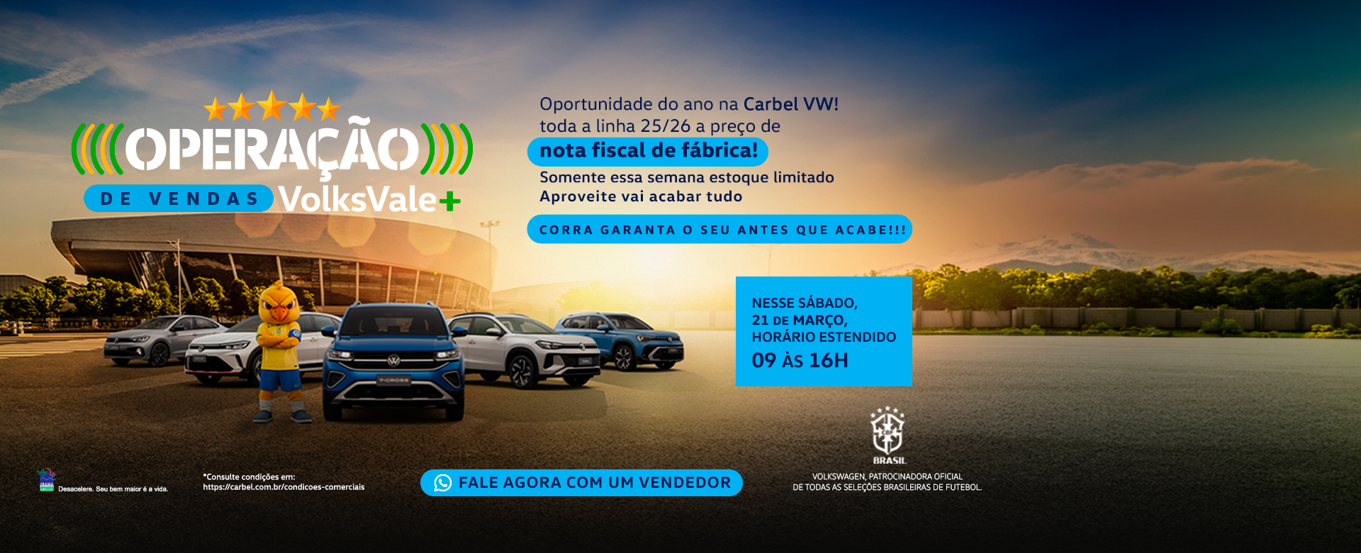 Operação de vendas + NF de fábrica