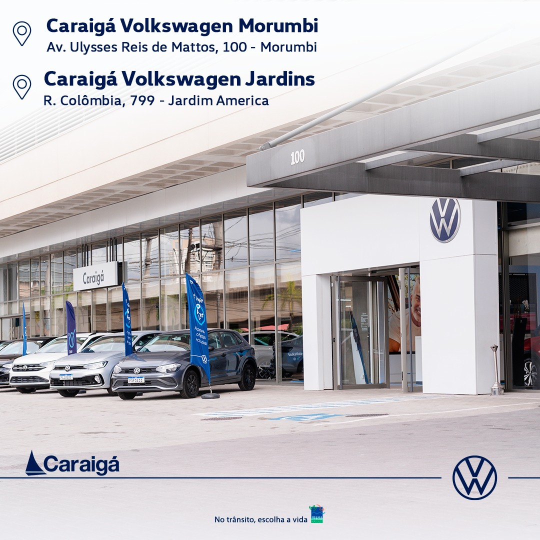 Volkswagen Caraigá: referência em São Paulo em tradição, inovação e experiência premium