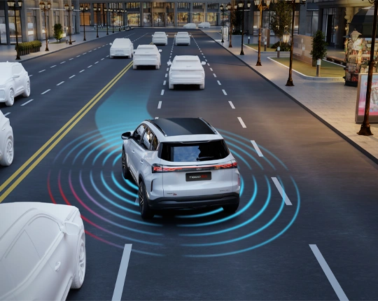 Max Drive 2.0: O mais atualizado sistema de assistência de direção semiautônoma.