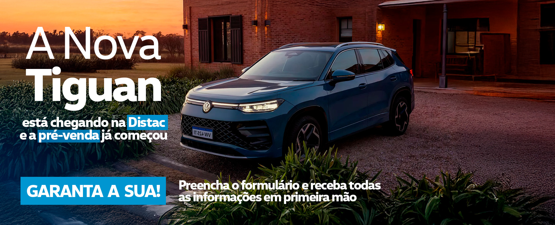 banner tiguan - pré lançamento
