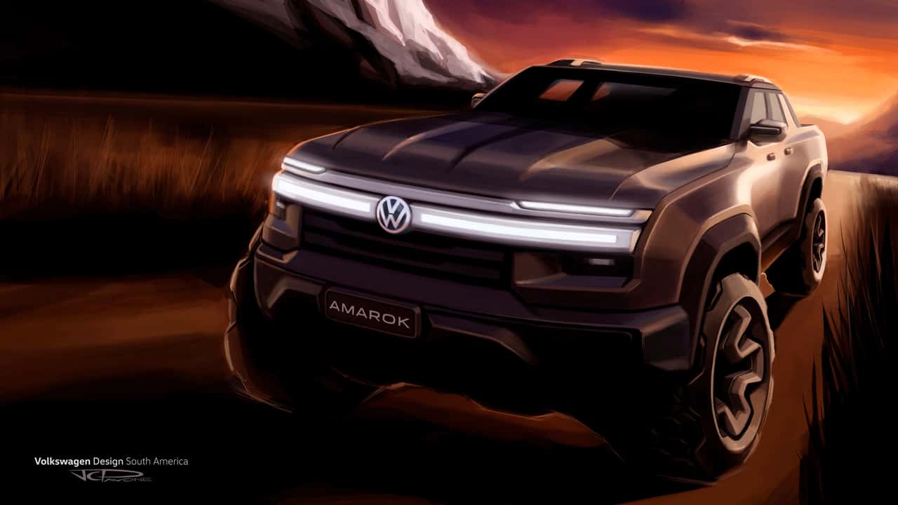 Nova Volkswagen Amarok 2027 terá base chinesa, mas manterá o aclamado motor V6