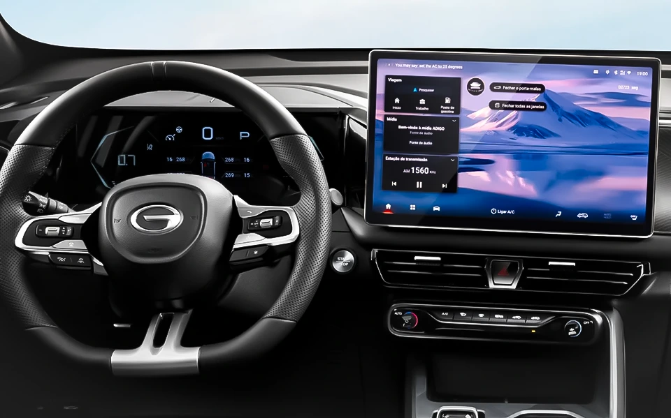 Cabine com conforto e tecnologia de ponta