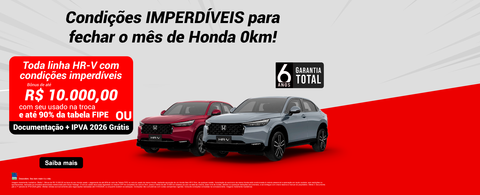 OFERTA HR-V BONUS