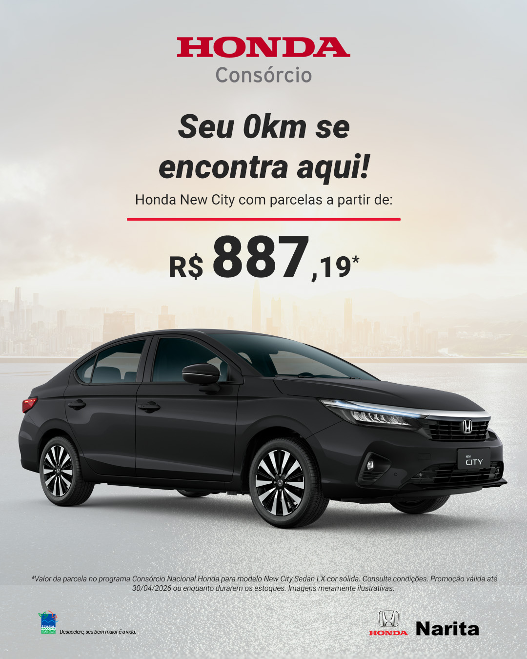 consórcio city abril