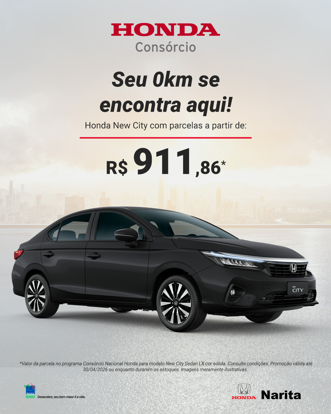 consórcio city abril