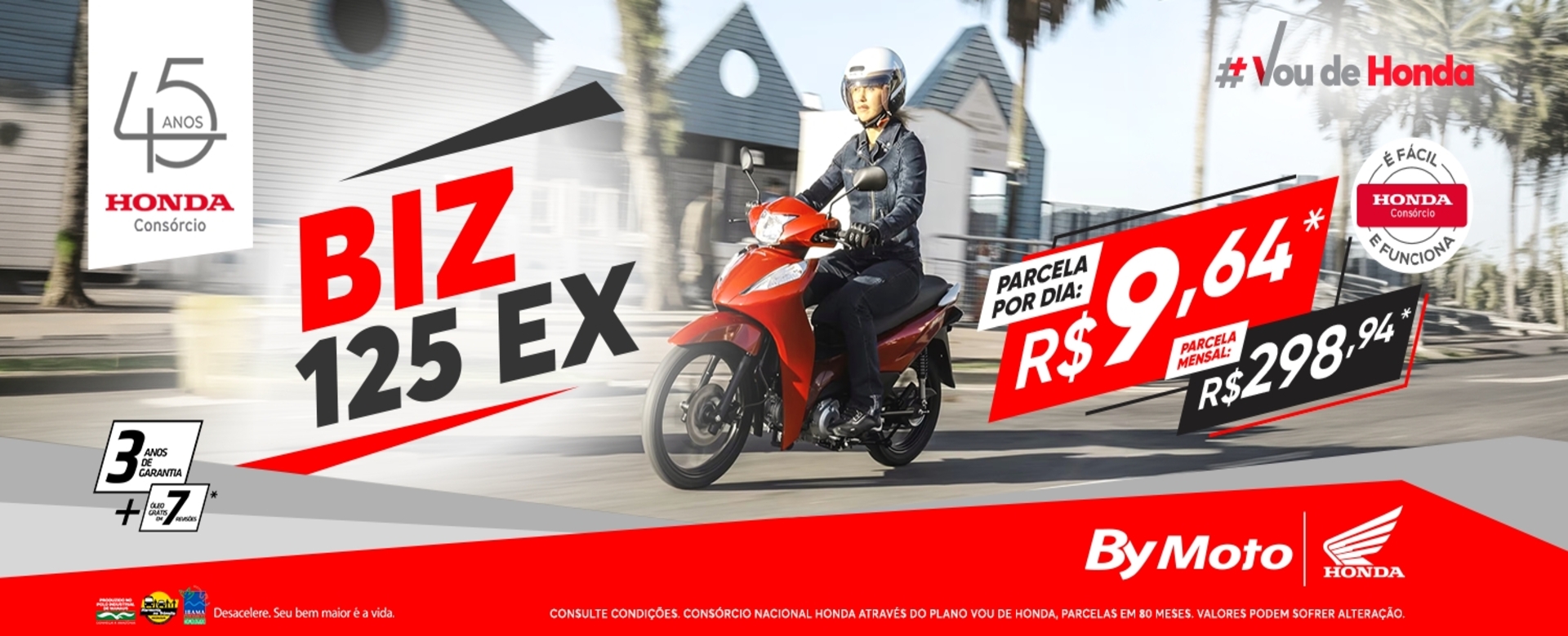 banner CONSORCIO BIZ 125 EX