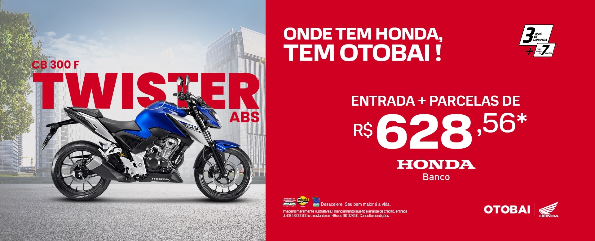 banner CB 300F TWISTER