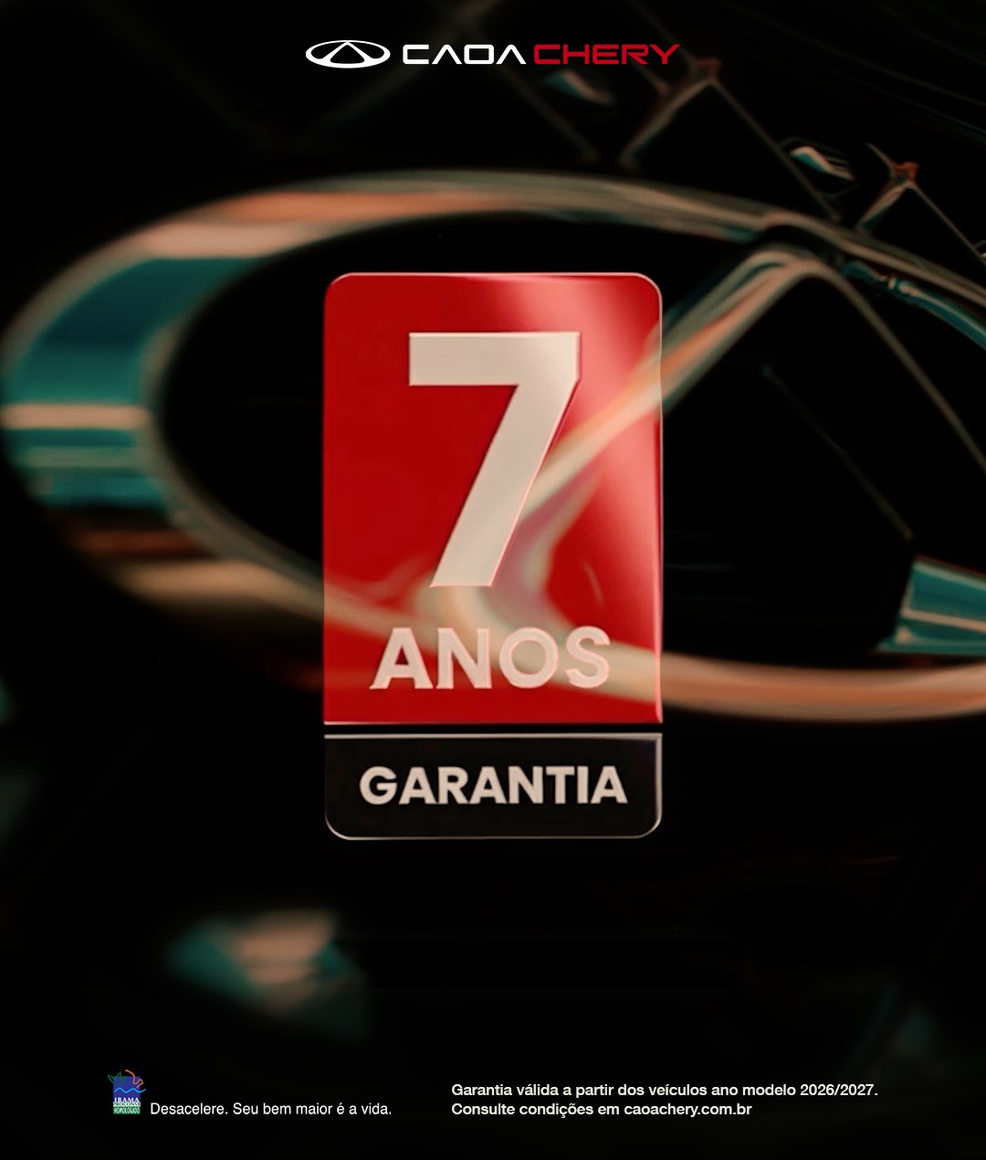 CAOA CHERY ANUNCIA  A MAIOR GARANTIA INICIAL DO MERCADO