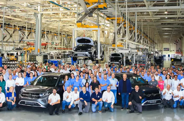 Volkswagen T-Cross atinge 600 mil unidades produzidas no brasil desde 2019