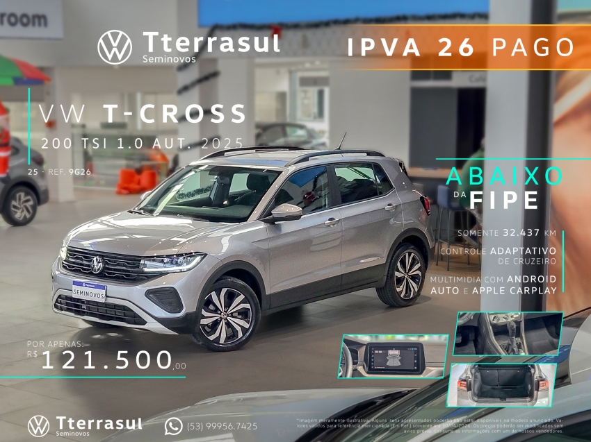 1.0 200 TSI TOTAL FLEX AUTOMÁTICO