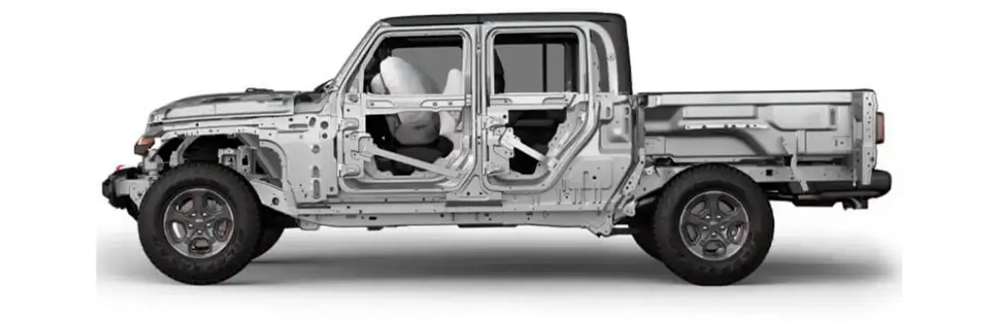 Airbags frontais e laterais