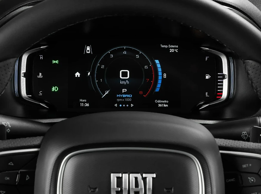 Cluster Full Digital de 7”