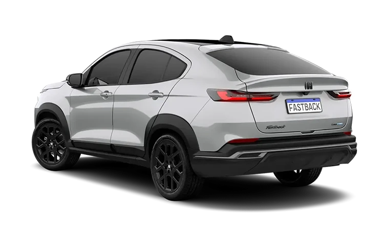 FASTBACK AUDACE TURBO 200 HYBRID FLEX AT 2026 PRATA BARI COM TETO PRETO VULCANO