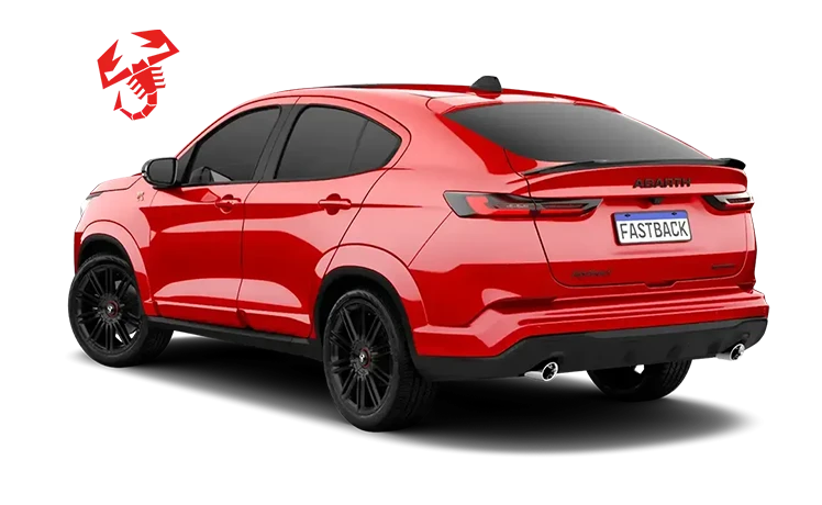 FASTBACK ABARTH TURBO 270 FLEX AT 2026 VERMELHO MONTECARLO COM TETO PRETO VULCANO