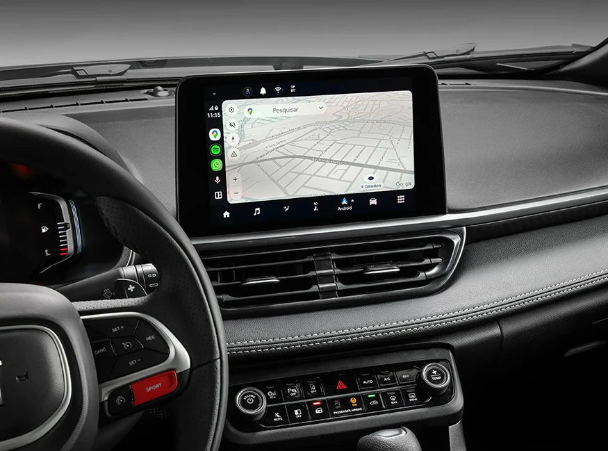 Central multimídia de 10,1”