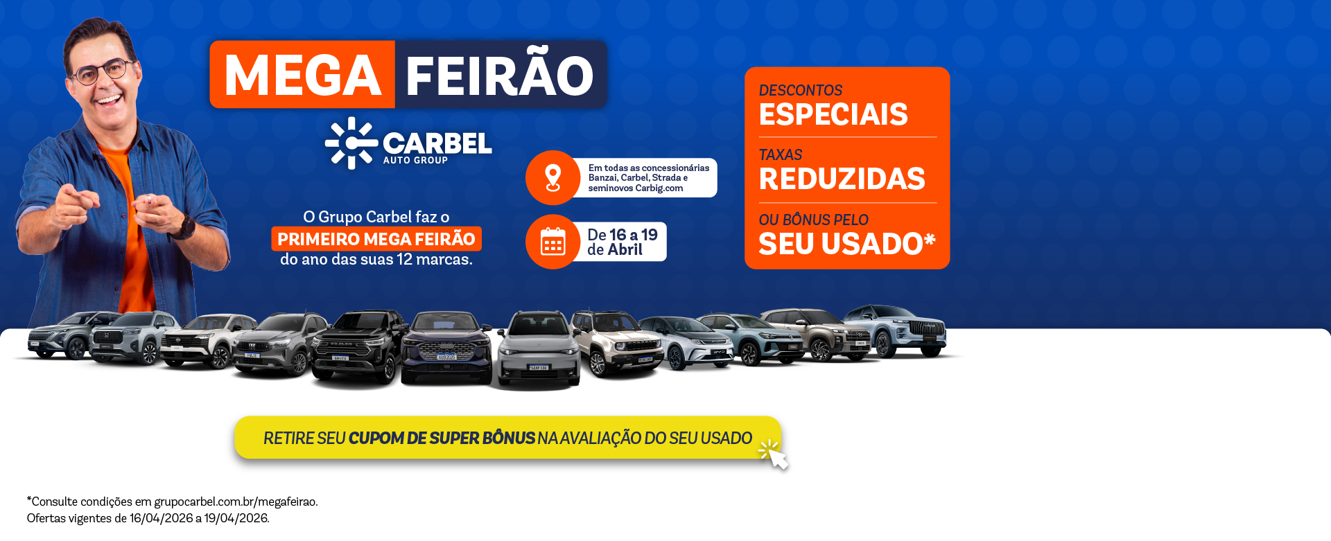 Mega Feirão Abril/26