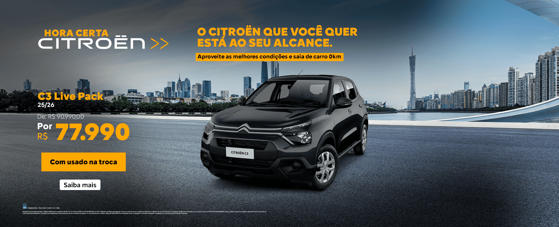 banner oferta c3 live pack - abril