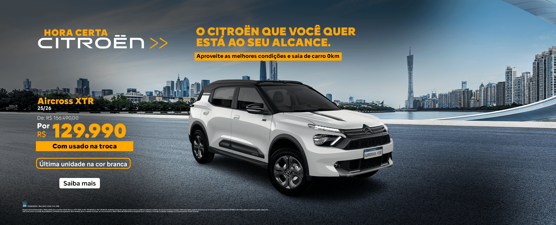 banner oferta aircross xtr - abril