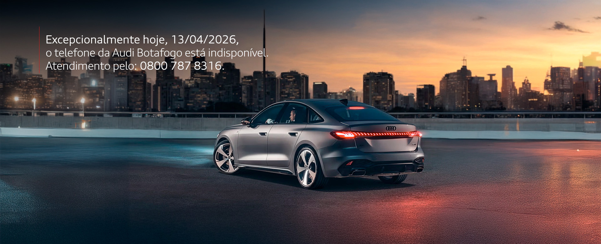 banner aviso telefone