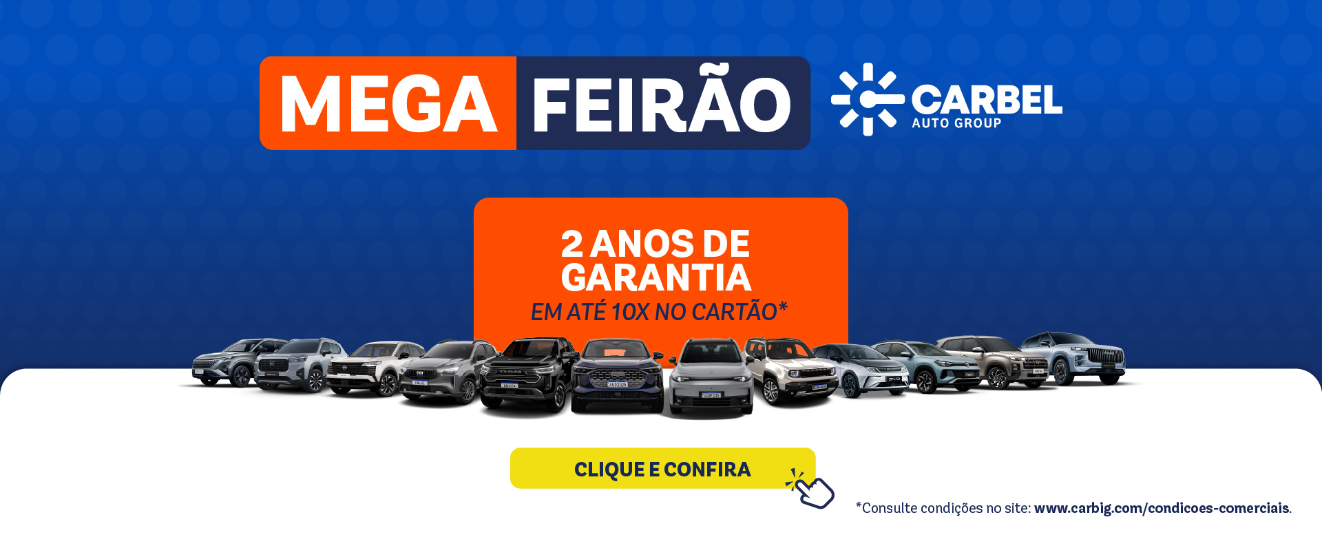 Mega Feirão Garantia 2 anos