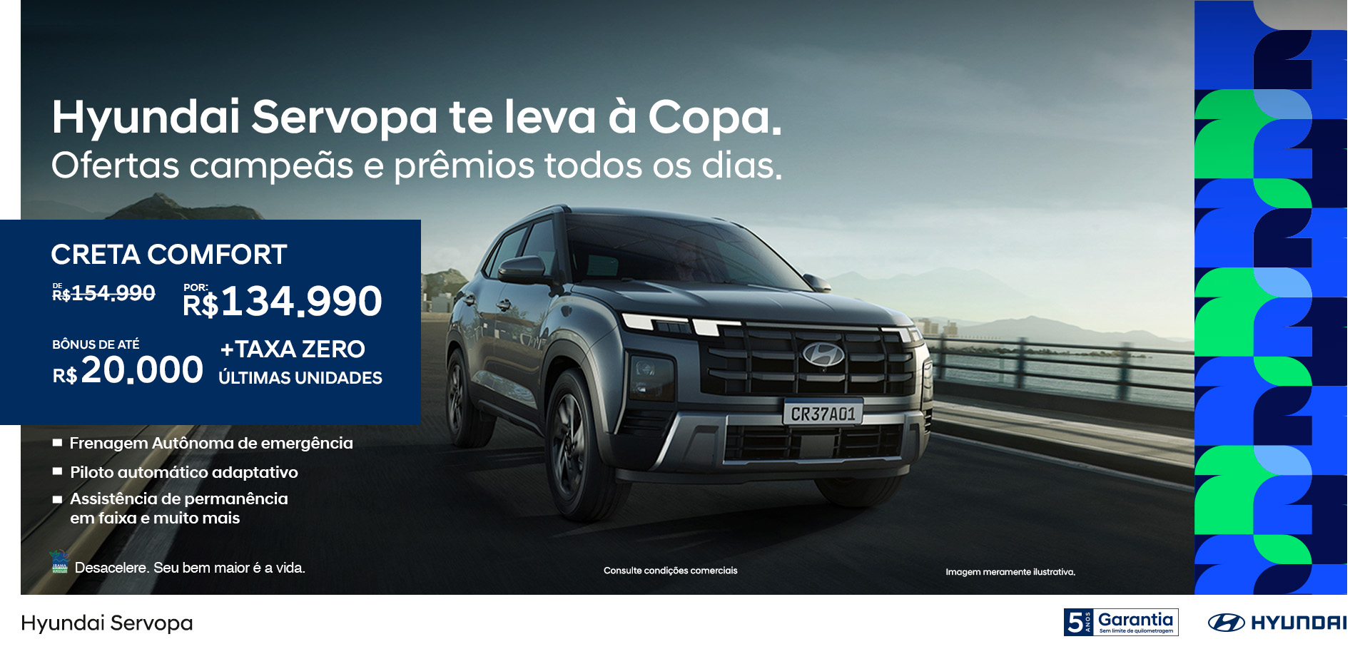 banner banner promocional creta comfort