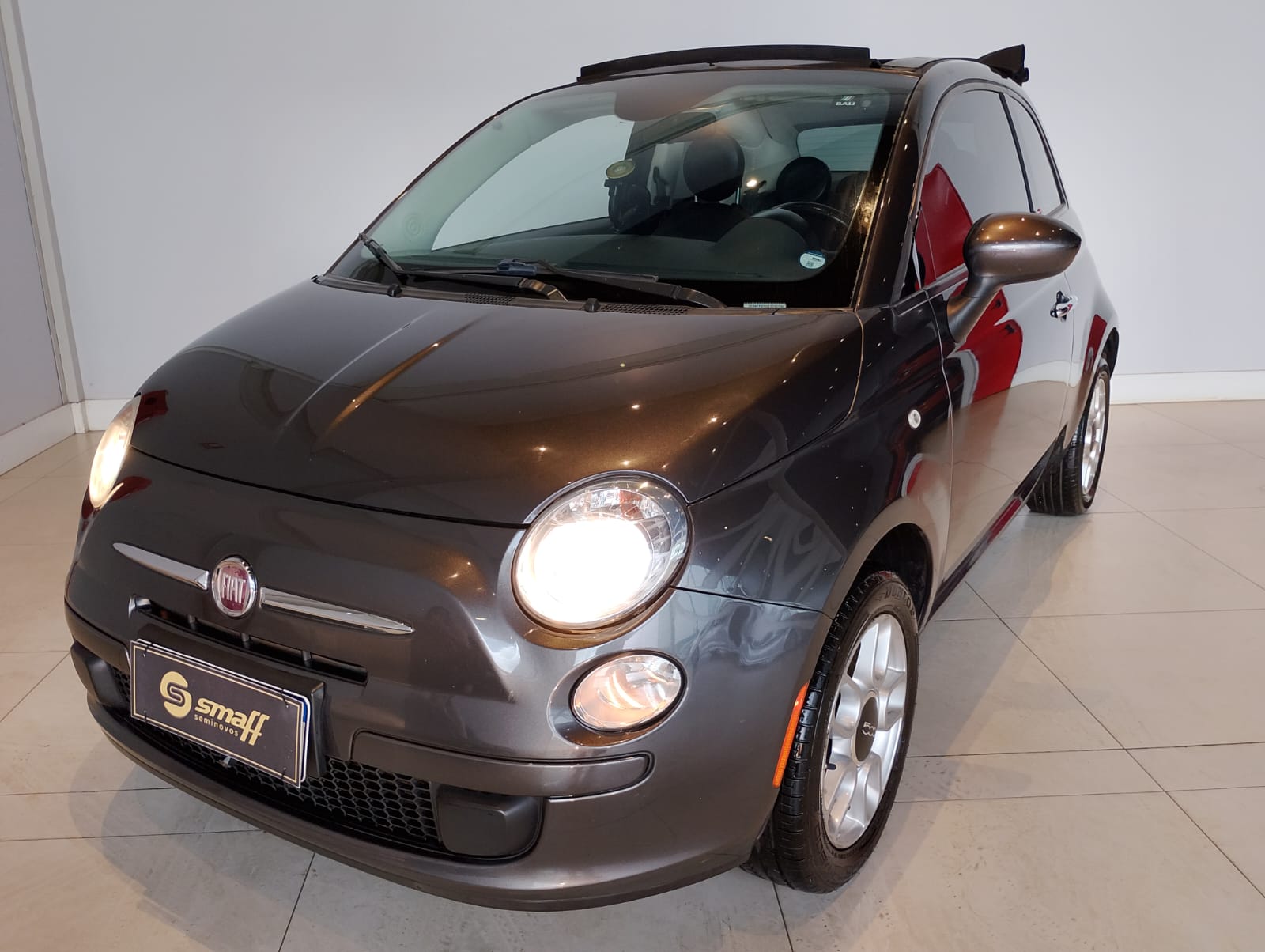 Fiat-500-500 Cabrio Dualogic Flex 1.4 8V
