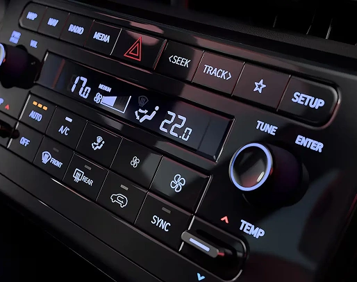 Ar-condicionado  automático digital  de duas zonas