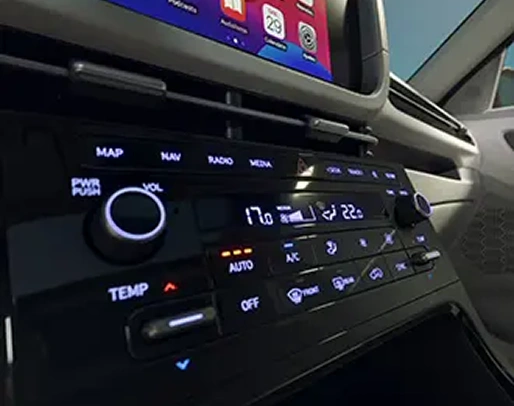 Ar-condicionado  automático digital  de duas zonas