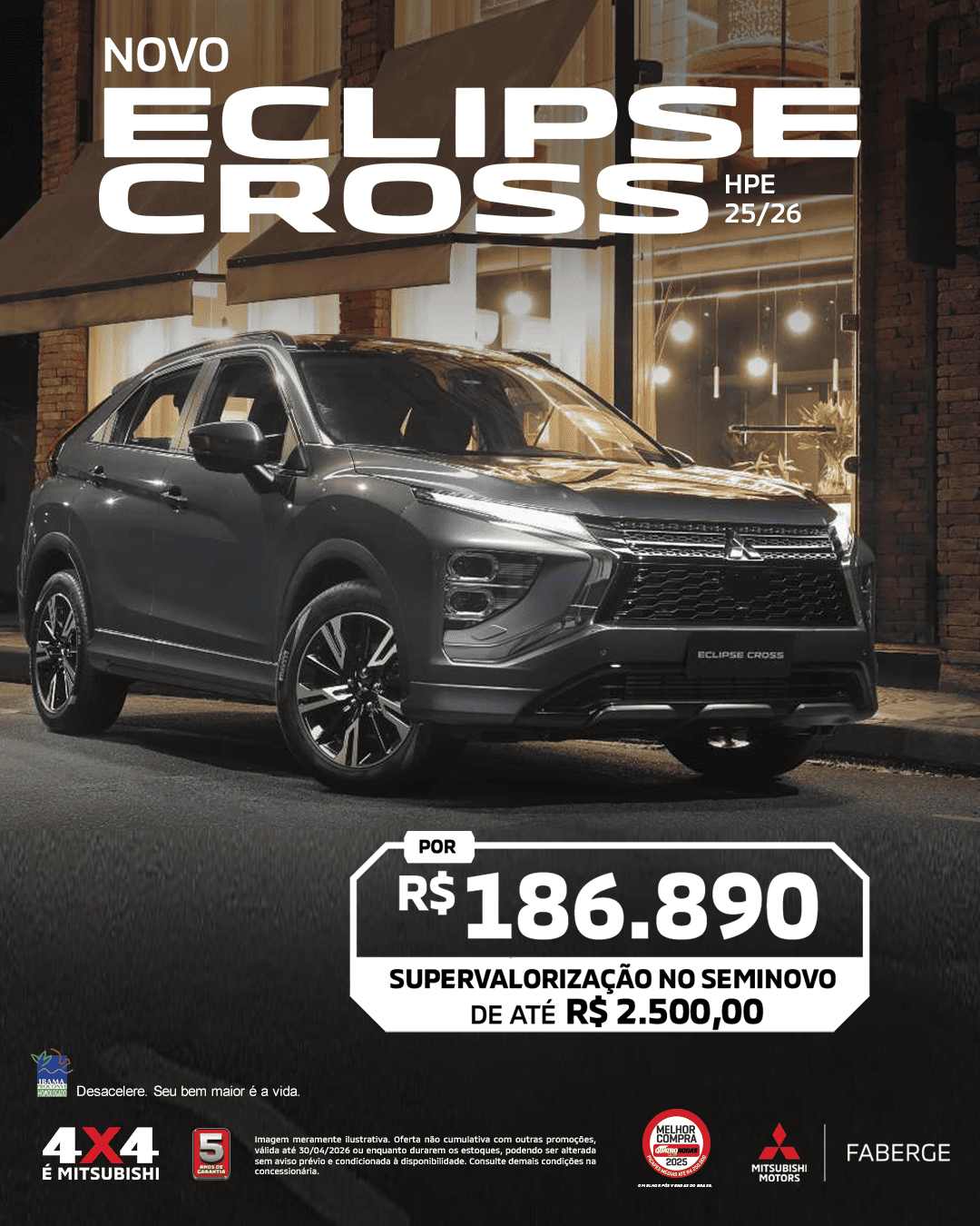 Eclipse Cross HPE 1.5 16V 165cv Aut.