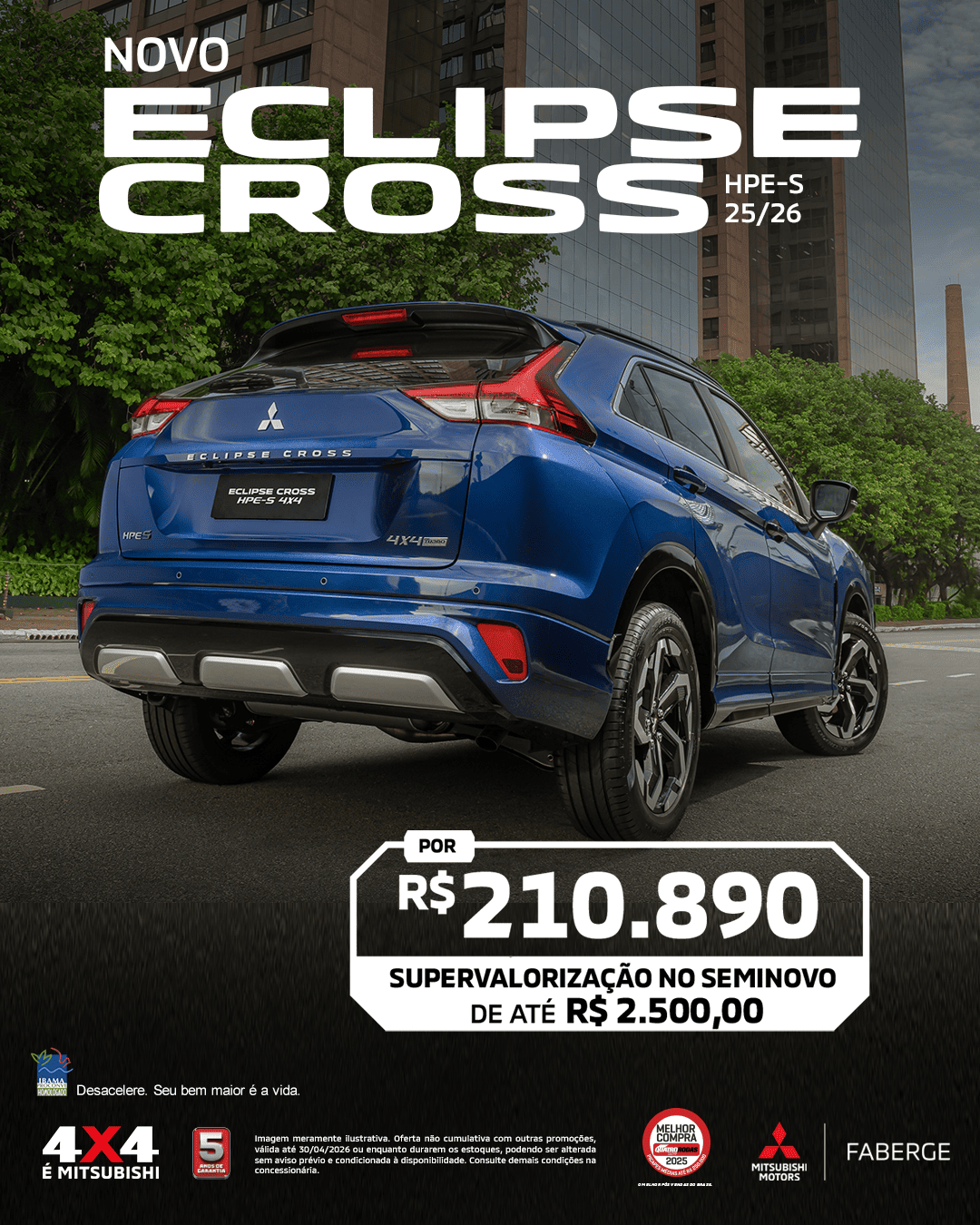 Eclipse Cross HPE-S 1.5 16V 165cv Aut.