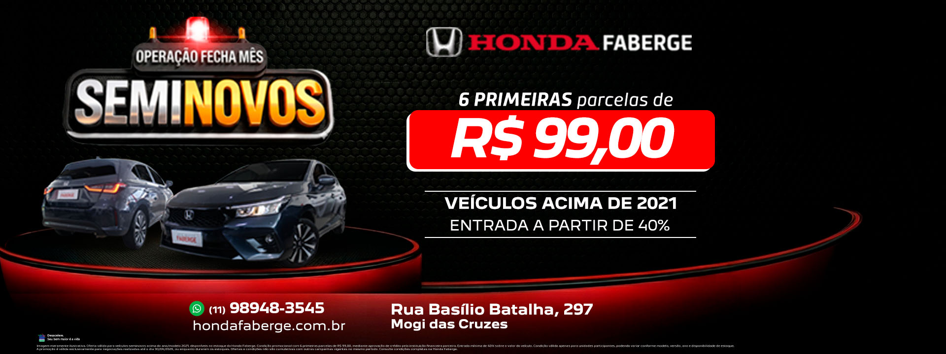 OPERAÇÃO FECHA MÊS SEMINOVOS