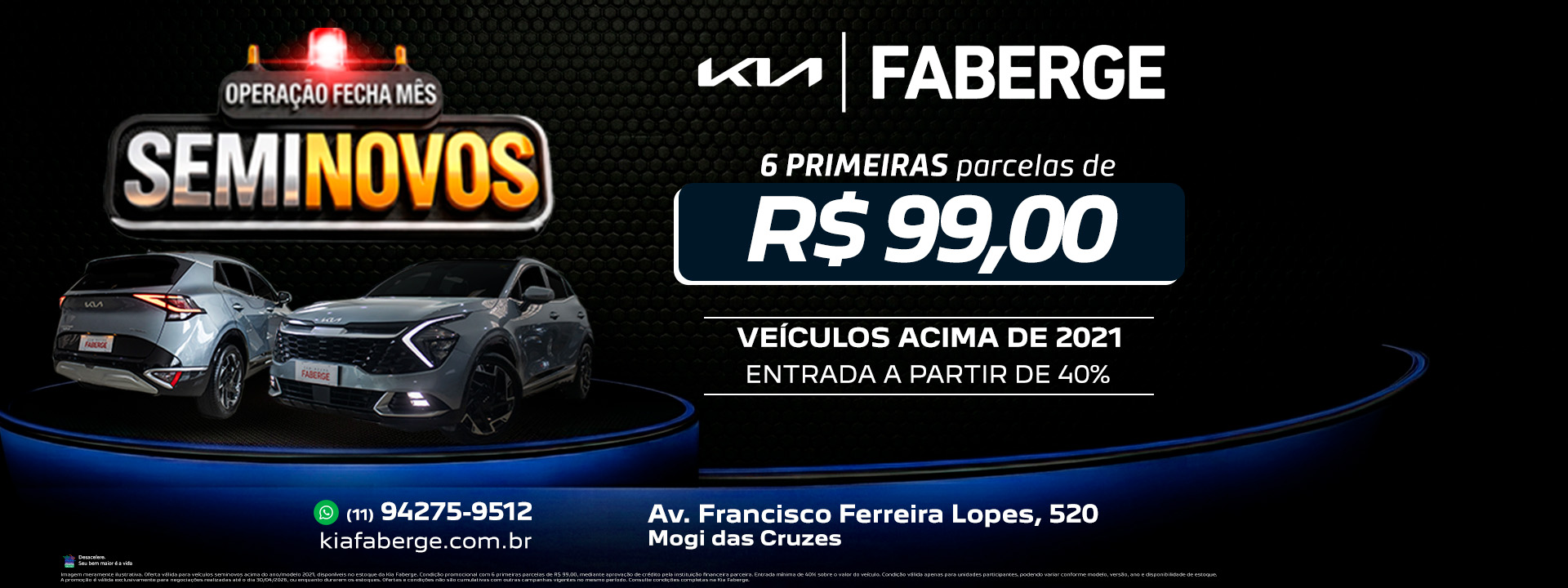 banner seminovos operação fecha mês