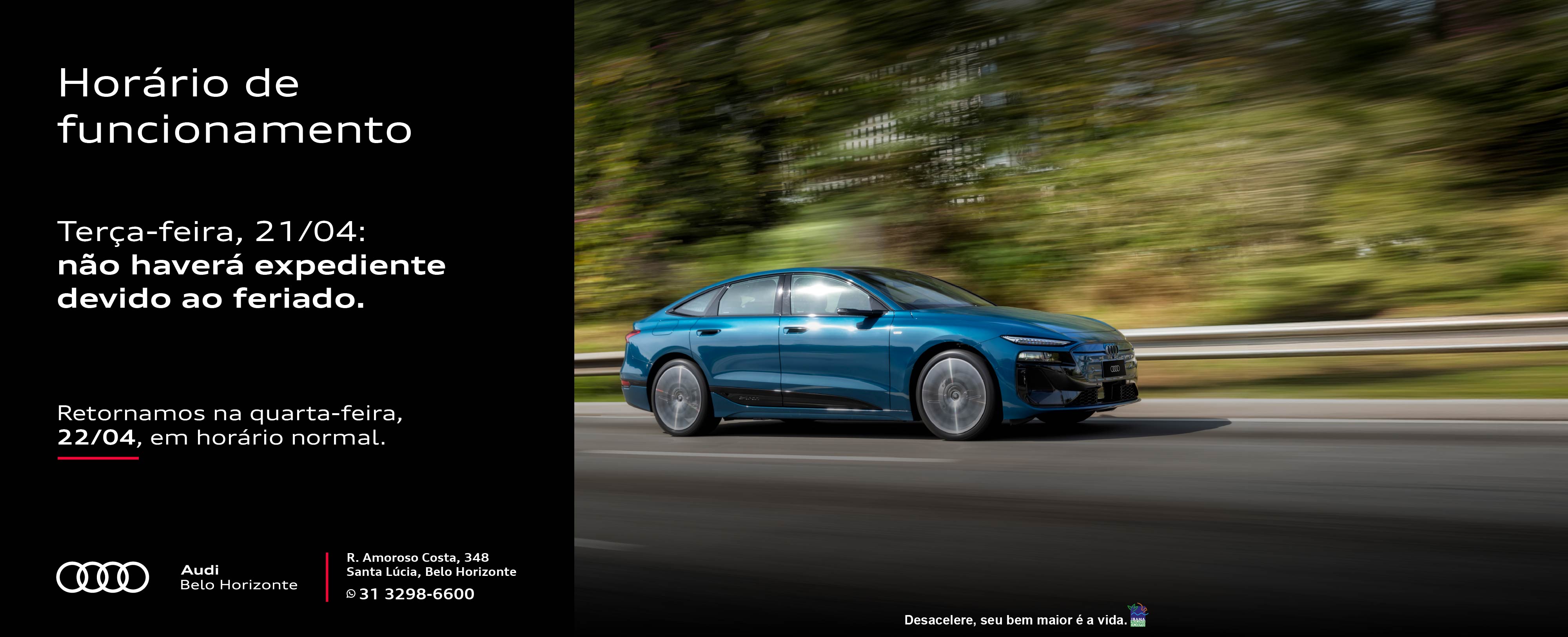 banner horário de funcionamento - 21 de abril