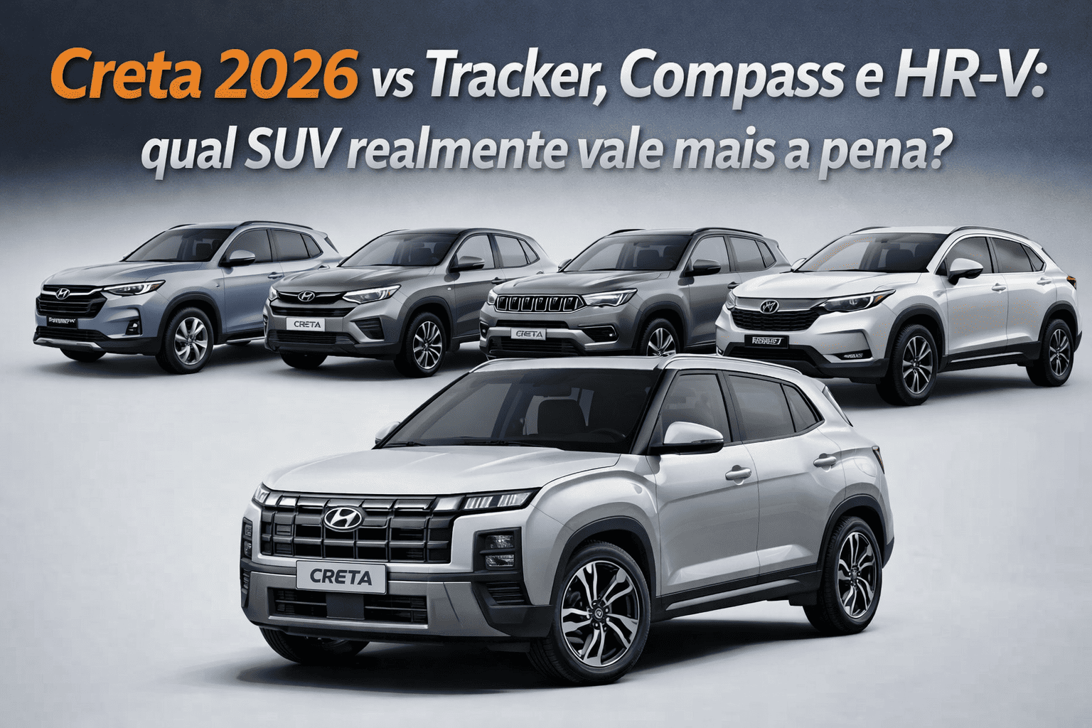 Creta 2025 vs Tracker vs Compass vs HR-V: Qual SUV vale mais a pena?