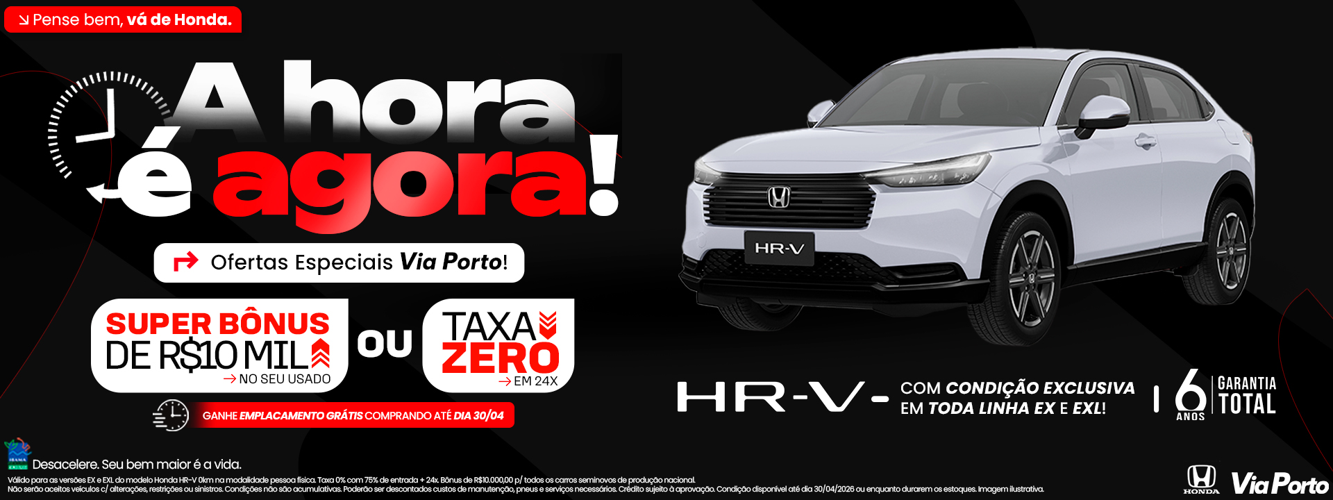 banner hr-v ex abril/26