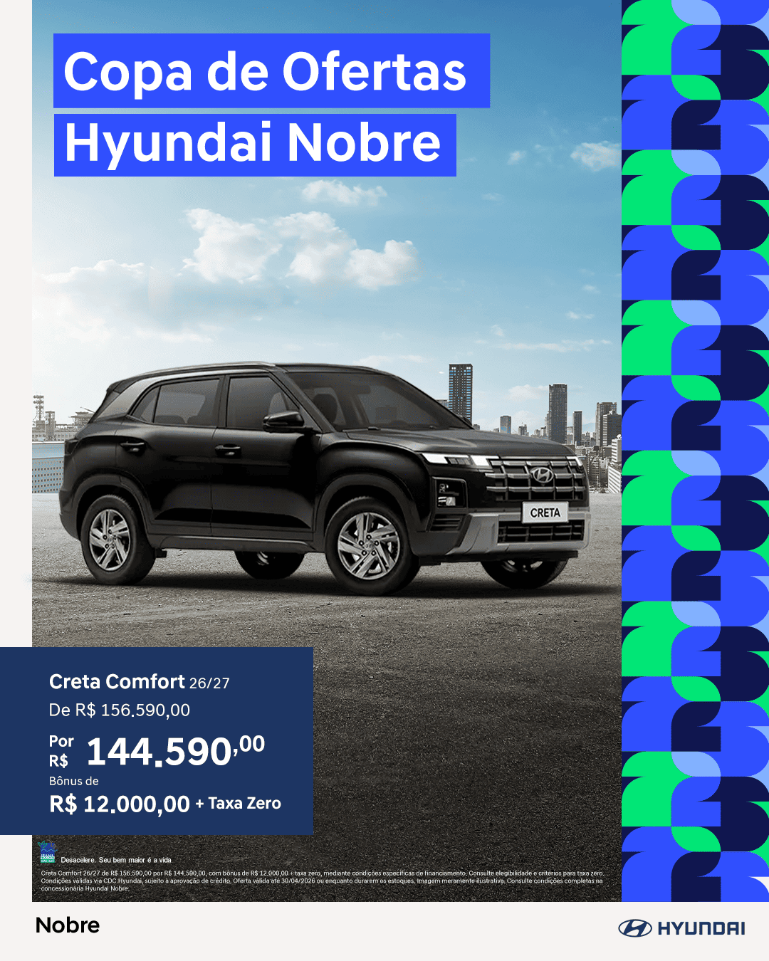 Creta Comfort 1.0 TB 12V Flex Aut.