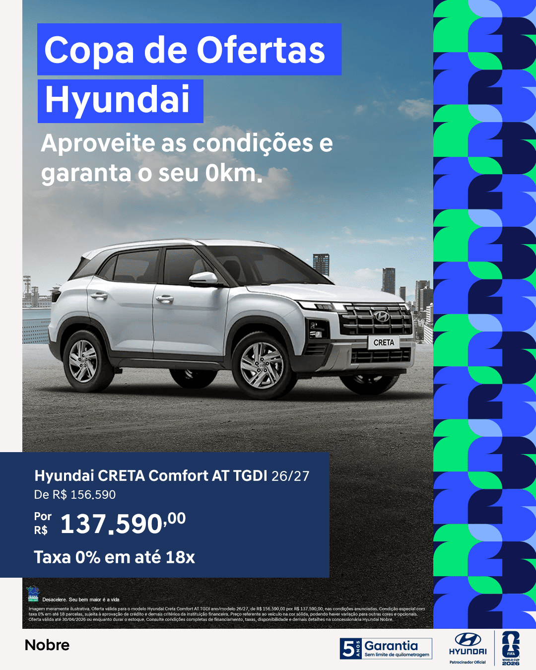 Creta Comfort 1.0 TB 12V Flex Aut.