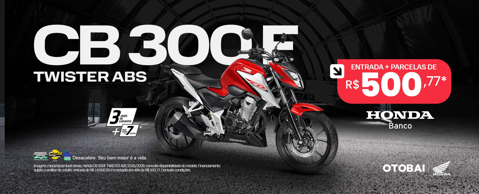 banner CB 300F TWISTER