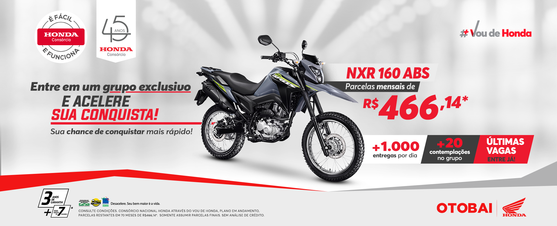 banner CNH - NXR 160 BROS