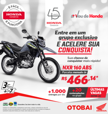 banner CNH - NXR 160 BROS