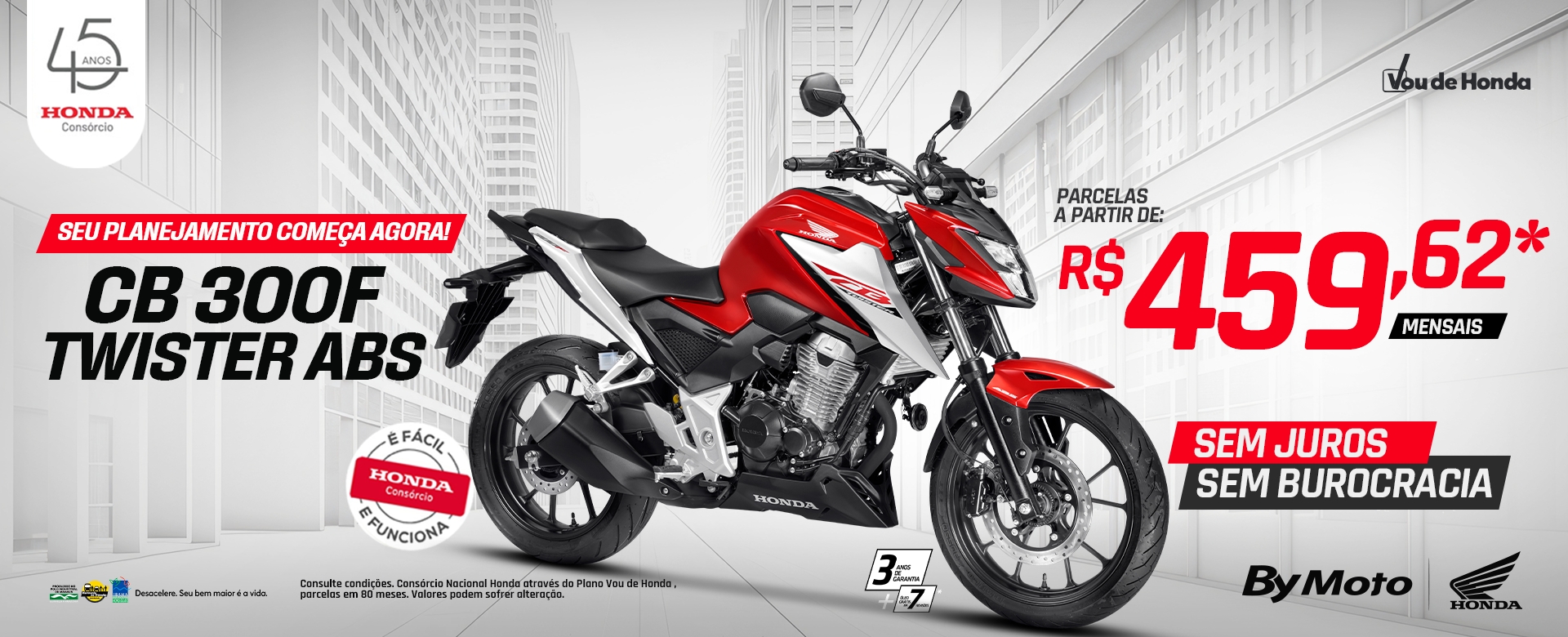banner CNH - CB 300F TWISTER