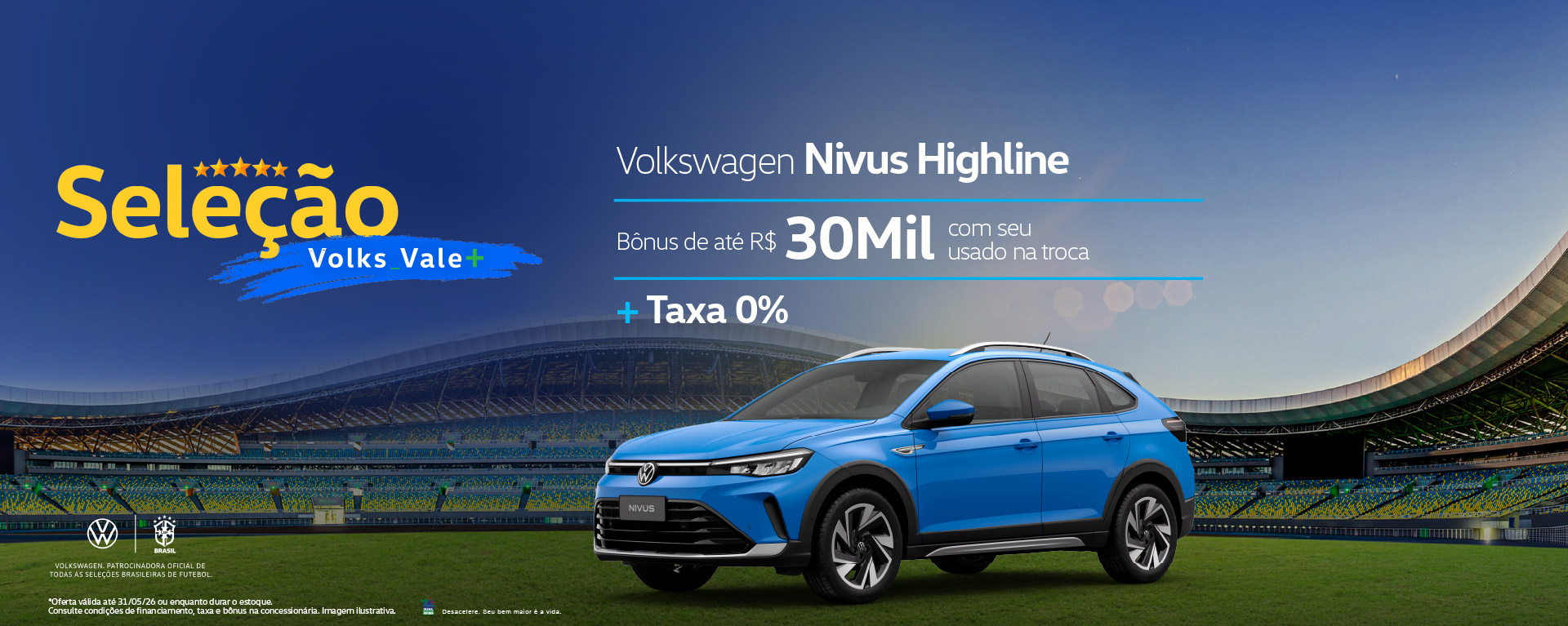 banner seleção volks vale mais - nivus hl