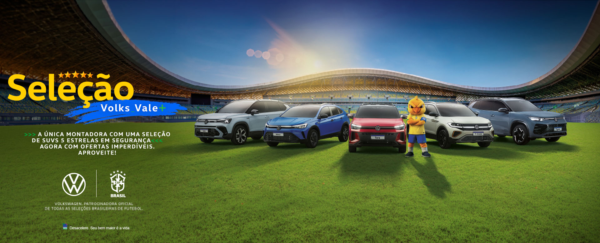 banner seleção volkswagen