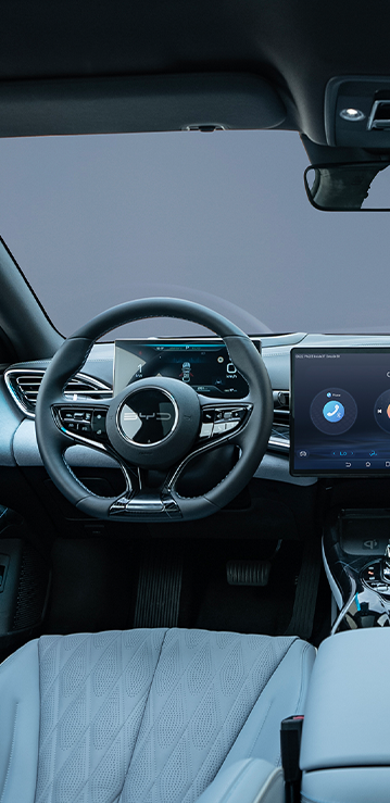 Cockpit inteligente e confortável
