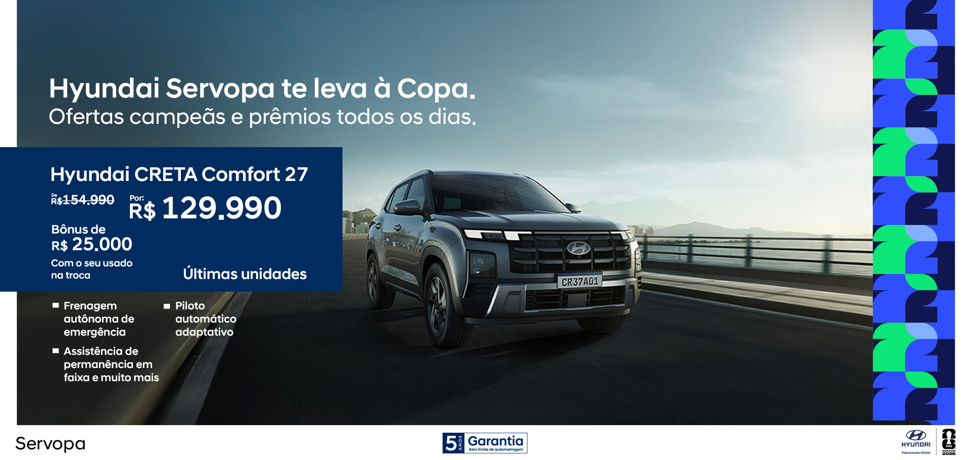 banner banner promocional creta comfort