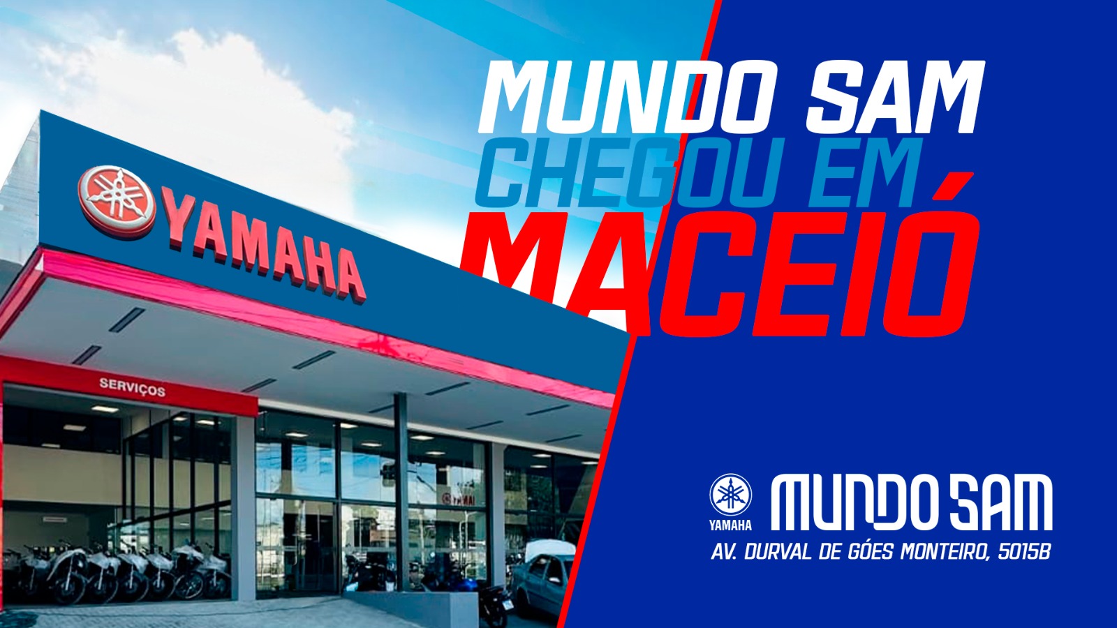 Acelere com a gente: MundoSam Yamaha inaugura nova concessionária em Maceió!